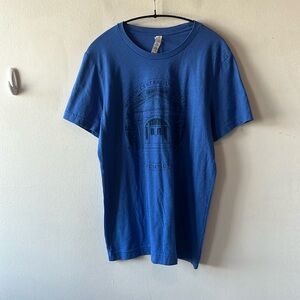 166 CANVAS blue t shirt